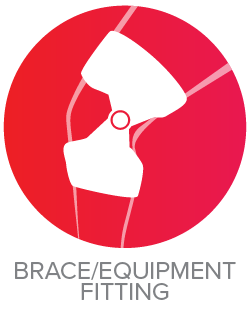 Post-surgical braces and rehabilitation equipment